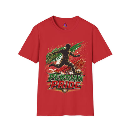Iran Persian Pride Soccer Tee — Iranian Football Fan T-Shirt
