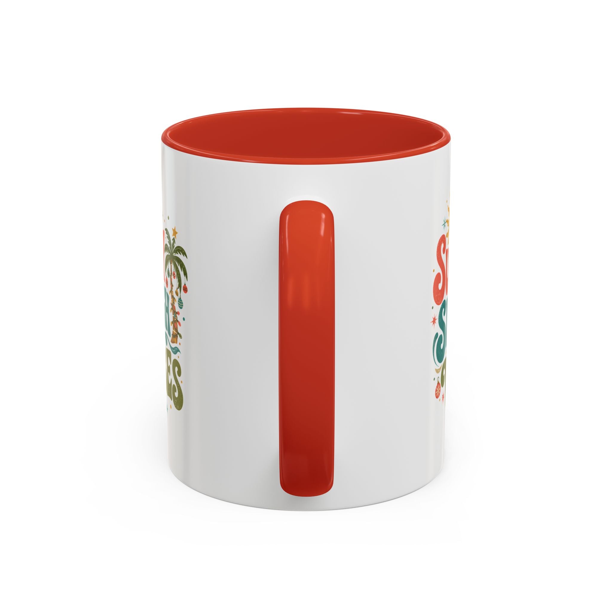 Modern Day Christmas Sunny Sleigh Vibes Coffee Mug