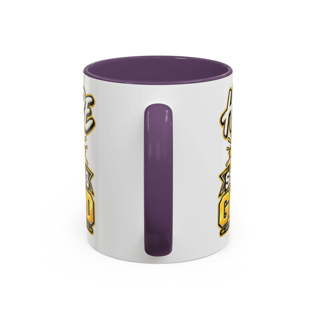 Hope Shines in Gold Coffee Mug — Childhood Cancer Awareness Accent Mug