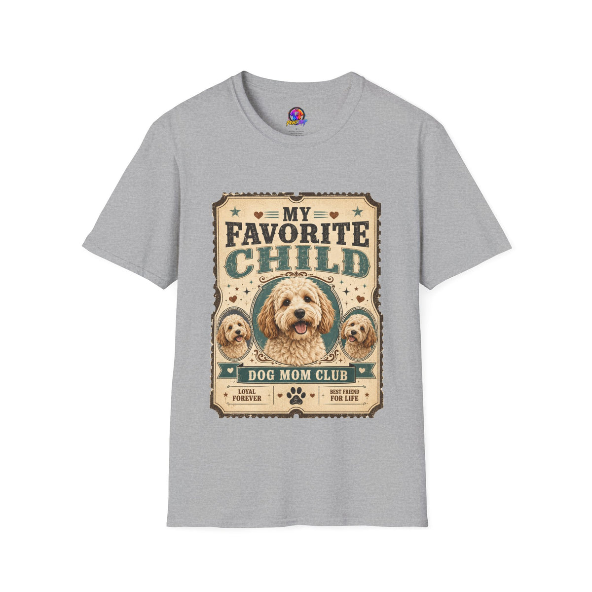 Favorite Child T-Shirt — "My Favorite Child" Dog Mom Club Vintage Tee