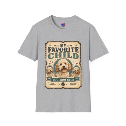 Favorite Child T-Shirt — "My Favorite Child" Dog Mom Club Vintage Tee