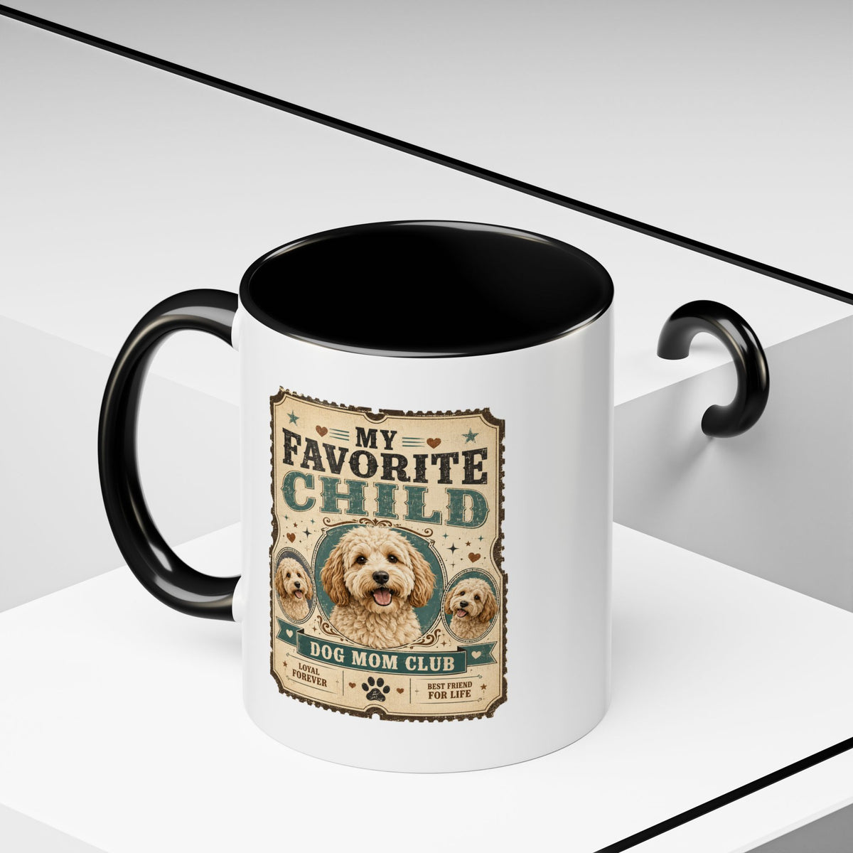Milo Bailey Dog Dad Mom My Favorite Child Dog Mom Coffee Mug — Funny Dog Mom Gift