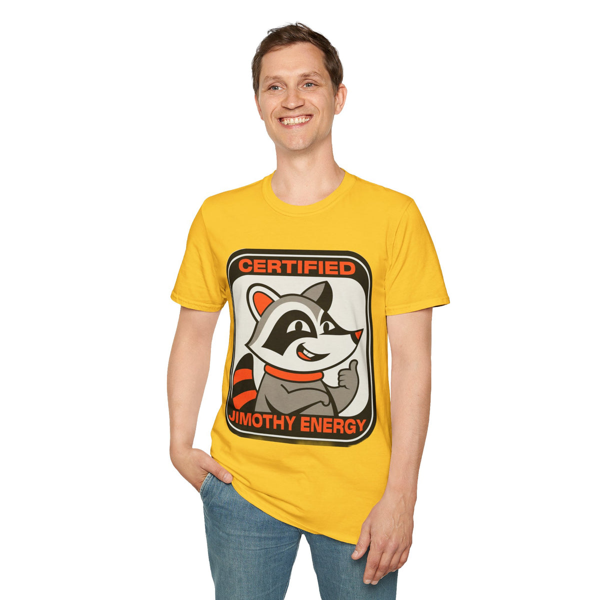 Certified Timothy Energies T-Shirt — Retro Raccoon Graphic Tee - Trending Now - August 2026