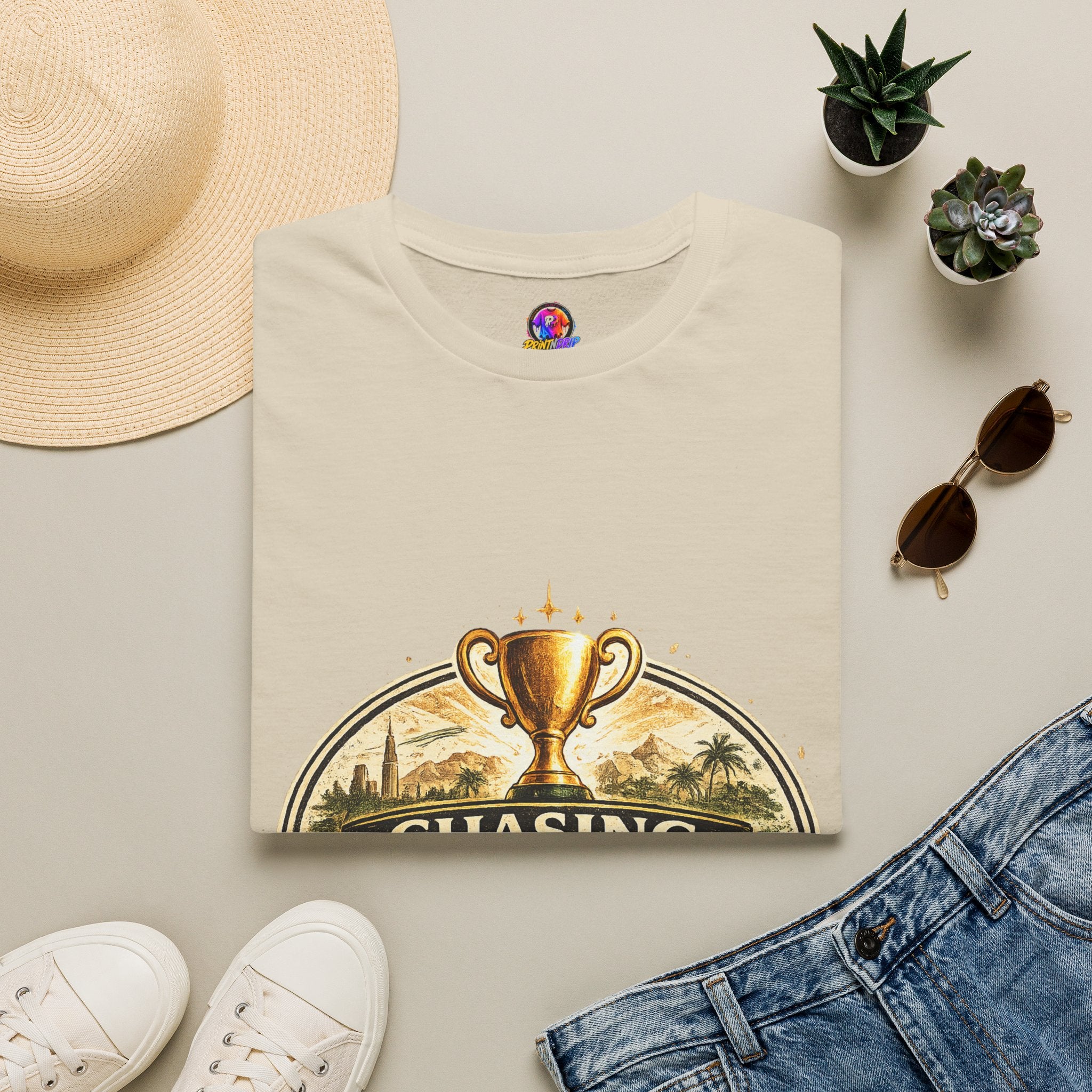 T-Shirt — Chasing Trophies Vintage Trophy Graphic Tee