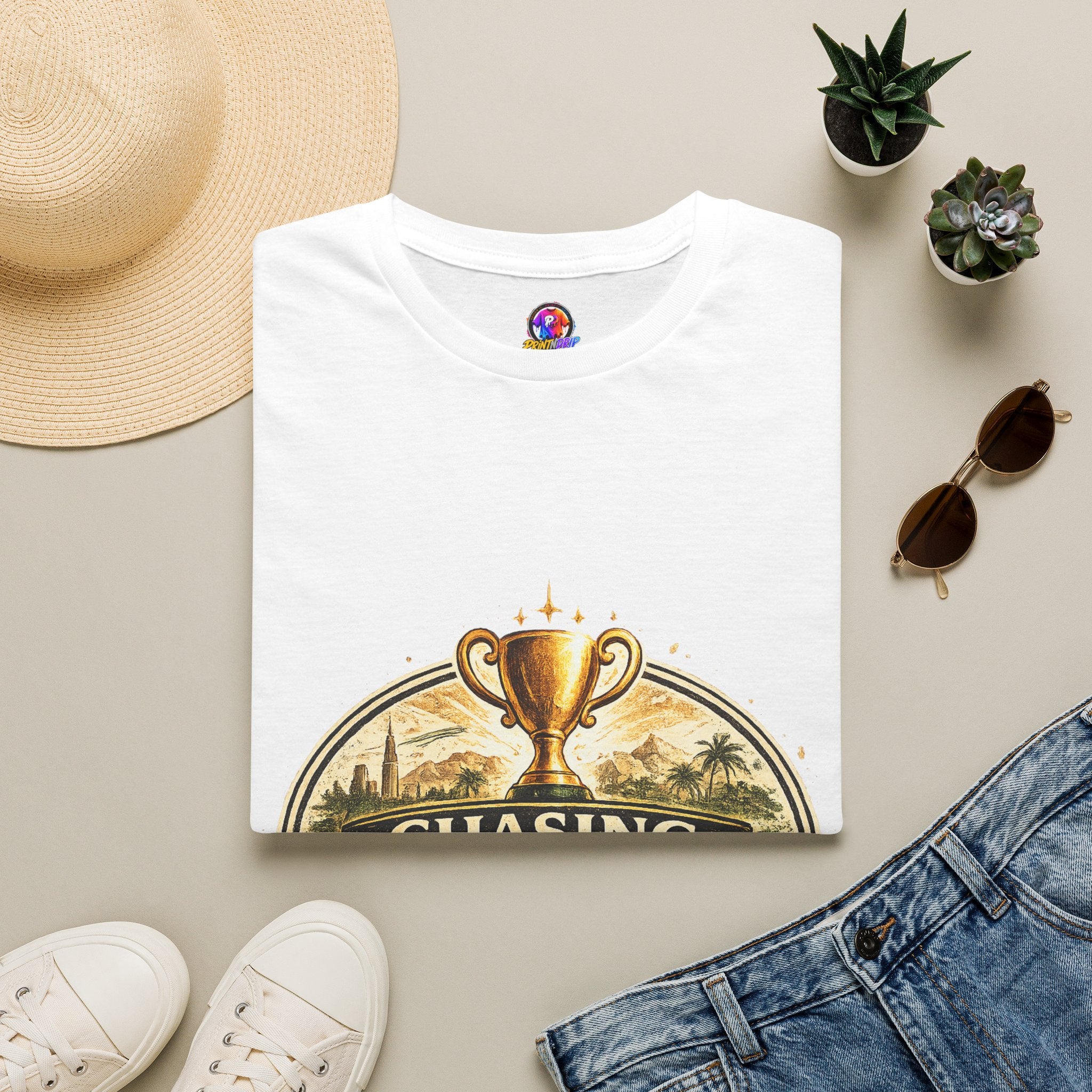 T-Shirt — Chasing Trophies Vintage Trophy Graphic Tee