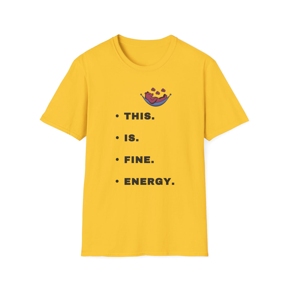 T‑Shirt — “This. Is. Fine.” Comic Dog in Burning Room Funny Graphic Tee - Trending Now - September 2026