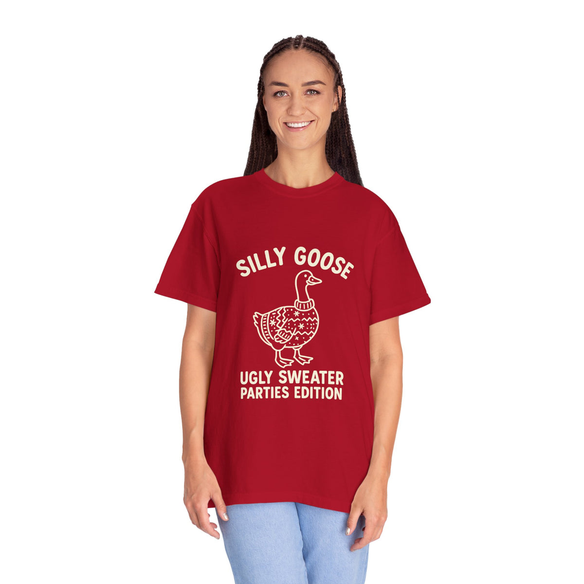 Silly Goose Ugly Sweater Parties Edition T-Shirt - Trending Now - October 2026