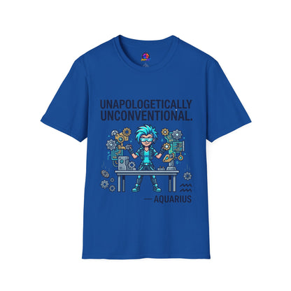 Unapologetically Unconventional T-Shirt — Quirky Steampunk Inventor Graphic Tee