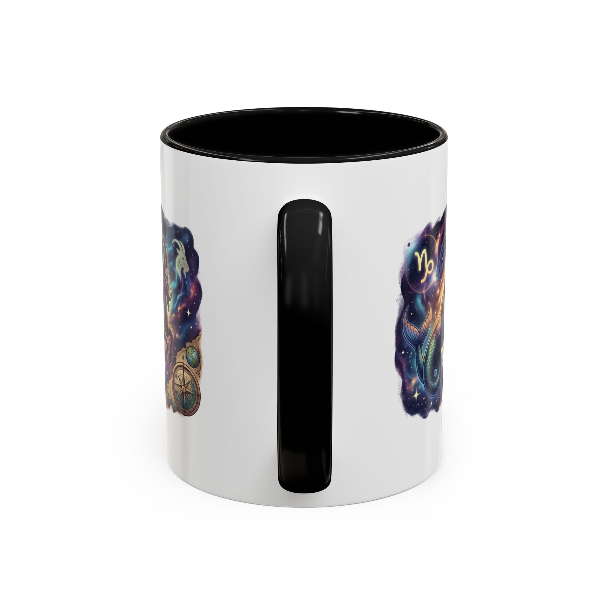Capricorn Zodiac Coffee Mug — Celestial Goat Astrology Accent Mug