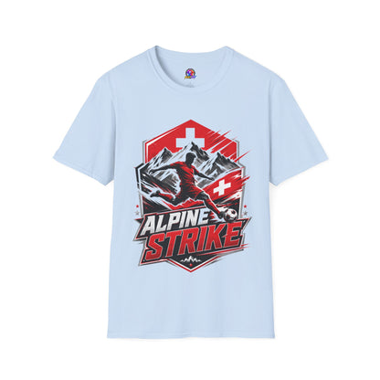 Switzerland Alpine Strike T‑Shirt – Swiss Mountain Ski & Snowboard Graphic