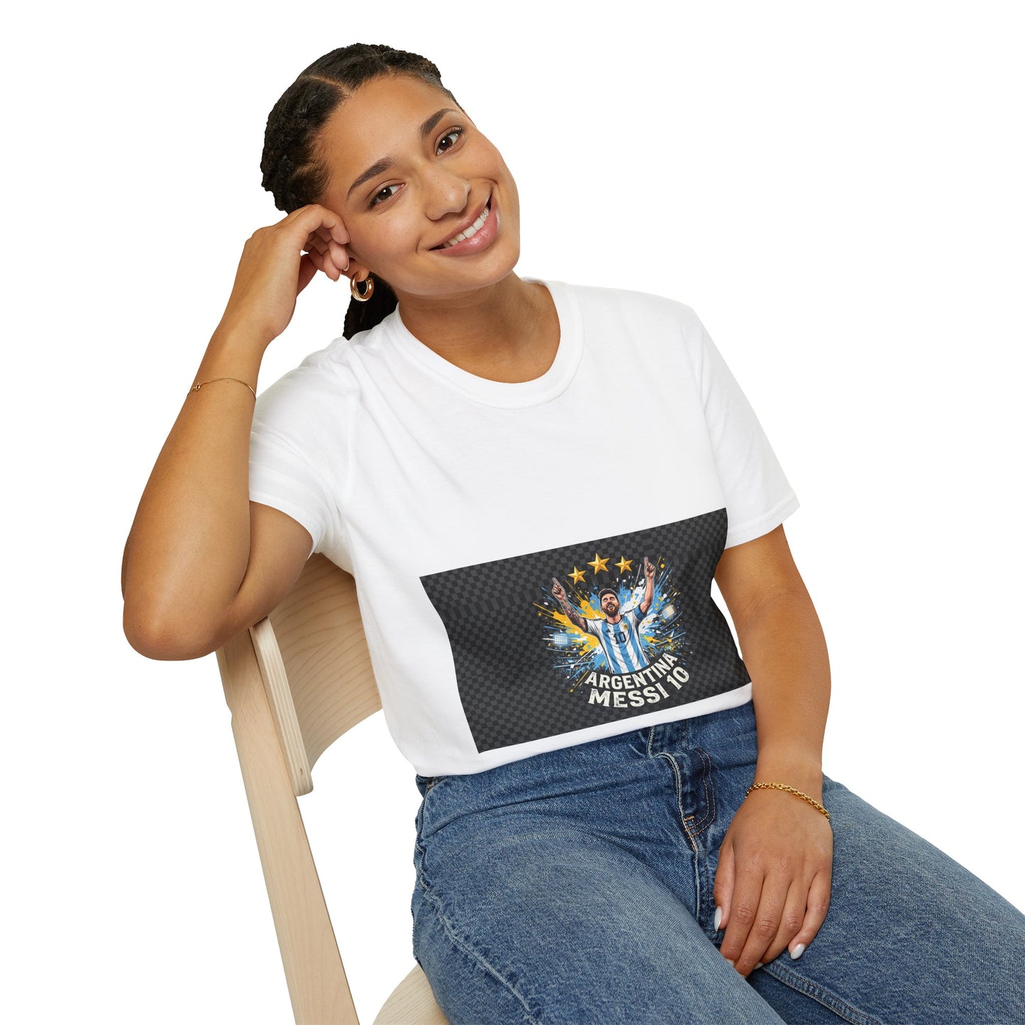 Argentina Messi  Soccer T‑Shirt — Argentina Messi 10 Fan Tee