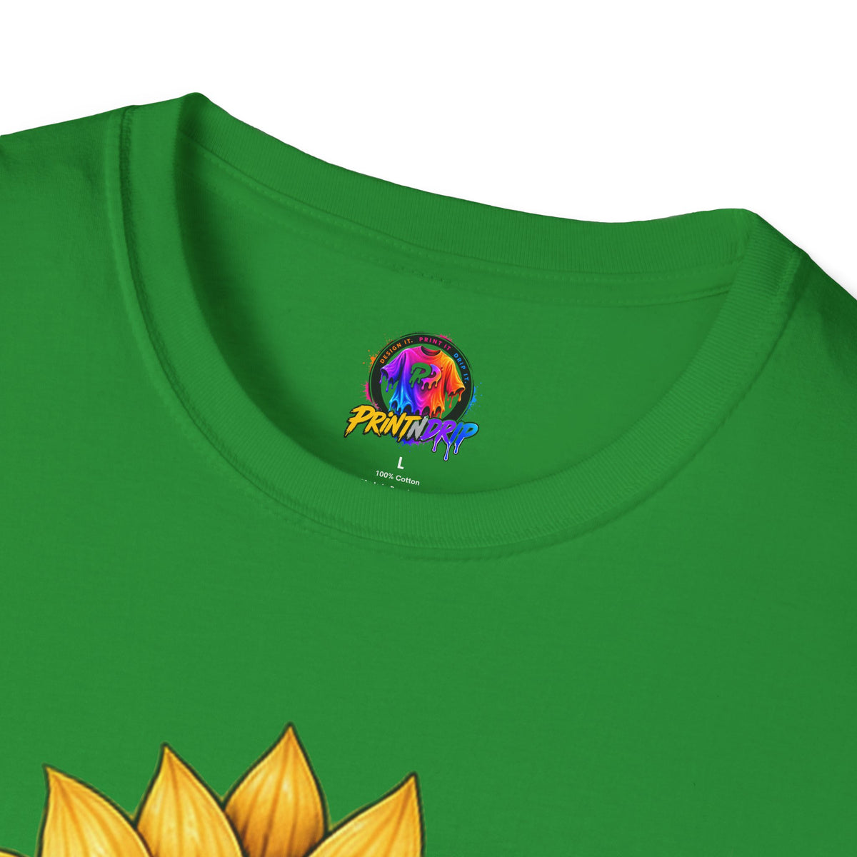 Childhood Cancer Awareness T-Shirt — "Hope Changes Lives" Sunflower Ribbon