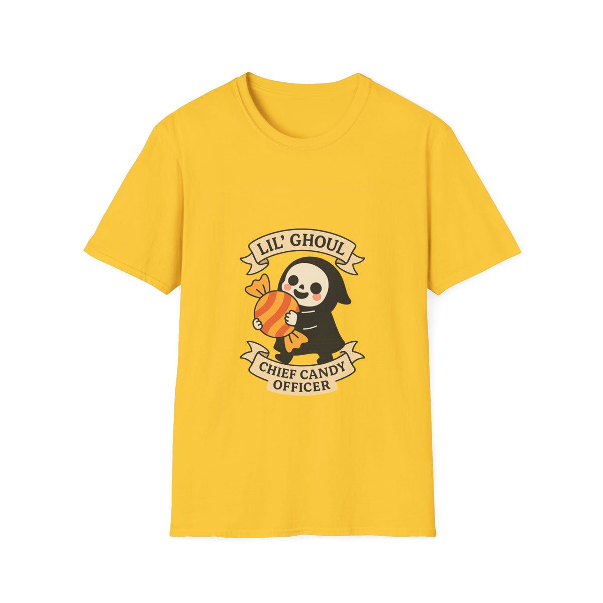 T-Shirt — 'Lil' Ghoul' Trick-or-Treat Candy Officer Halloween Tee - Trending Now - October 2026
