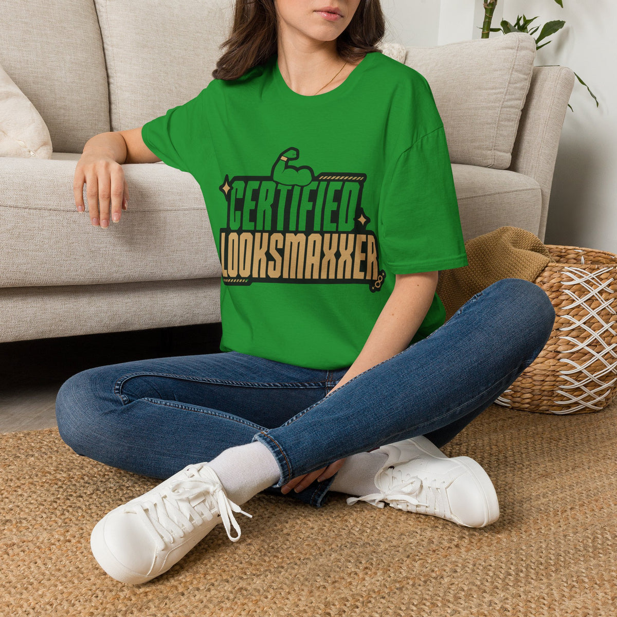 Certified Looksmaxxer T-Shirt — Funny Fitness & Glow-Up Tee - Trending Now - August 2026