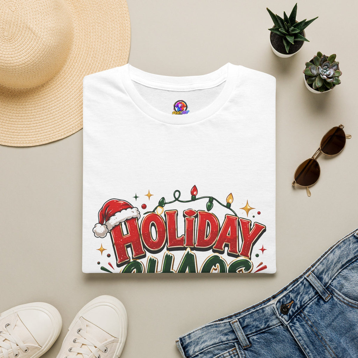 Holiday Chaos Coordinator T-Shirt — Funny Christmas Crew Tee