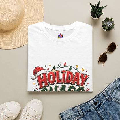 Holiday Chaos Coordinator T-Shirt — Funny Christmas Crew Tee