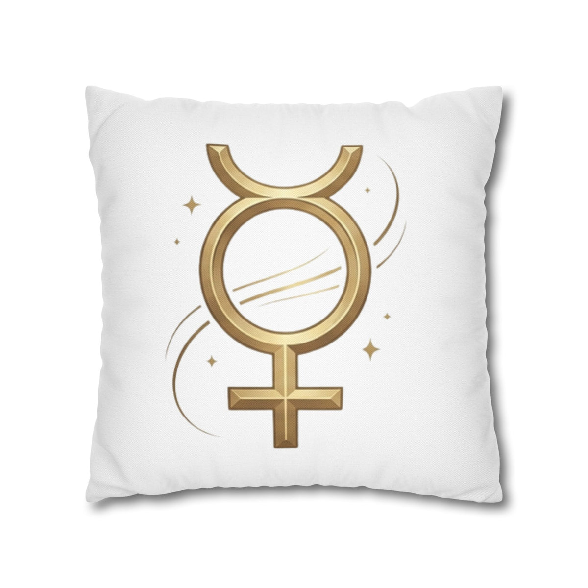 Virgo Mercury Retrograde Golden Glyph Pillowcase