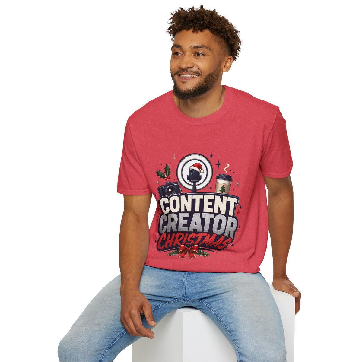 Content Creator Christmas T-Shirt