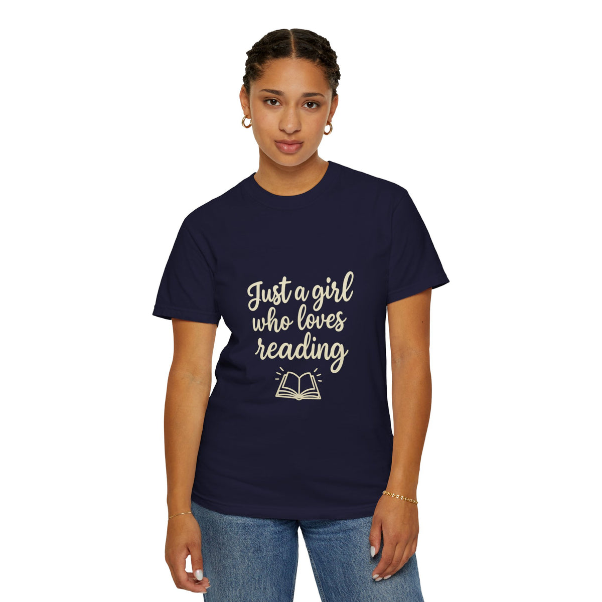 Reading Lover T‑Shirt — "Just a Girl Who Loves Reading" Book Tee - Trending Now - October 2026