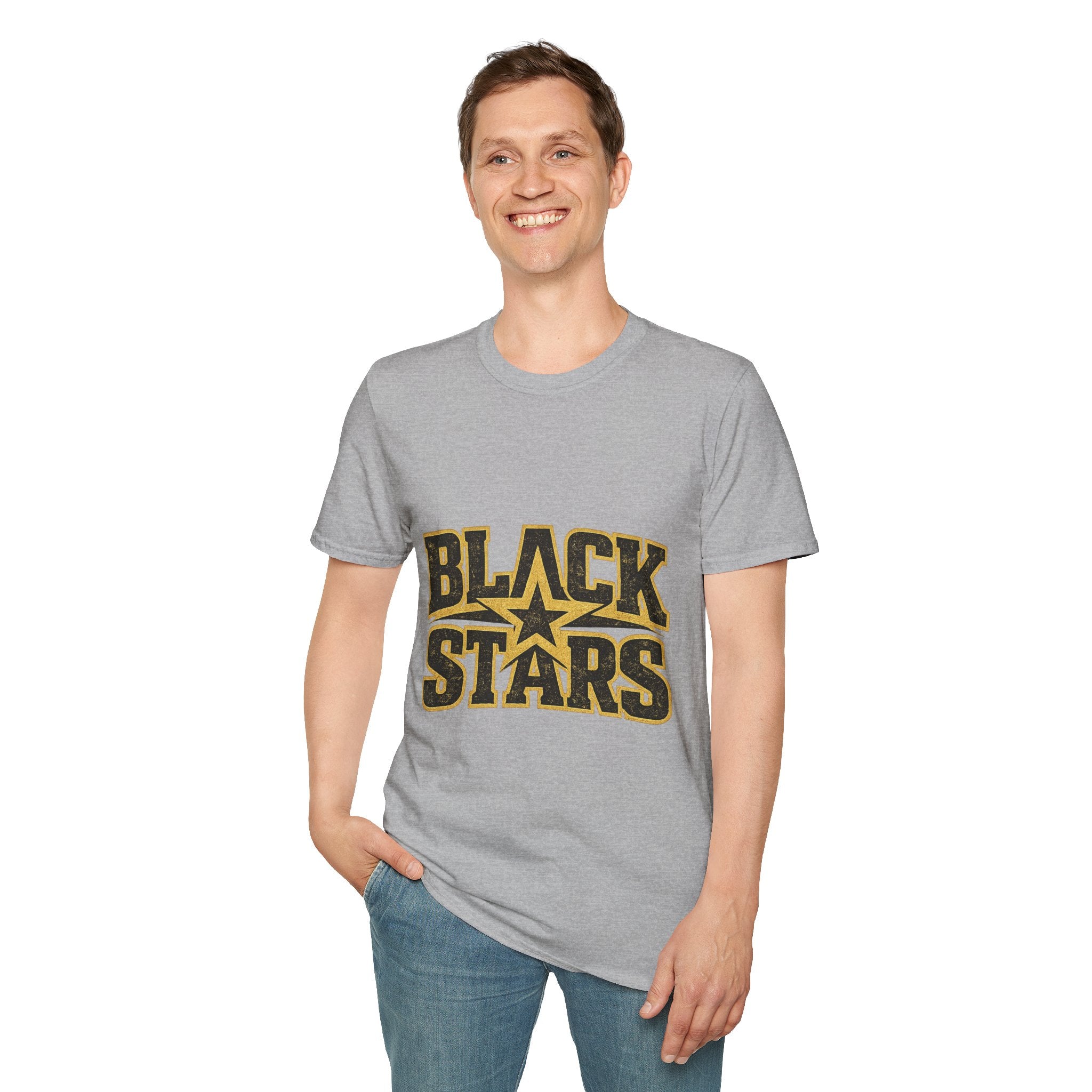Ghana Black Stars T-Shirt — Bold Vintage Star Logo Tee
