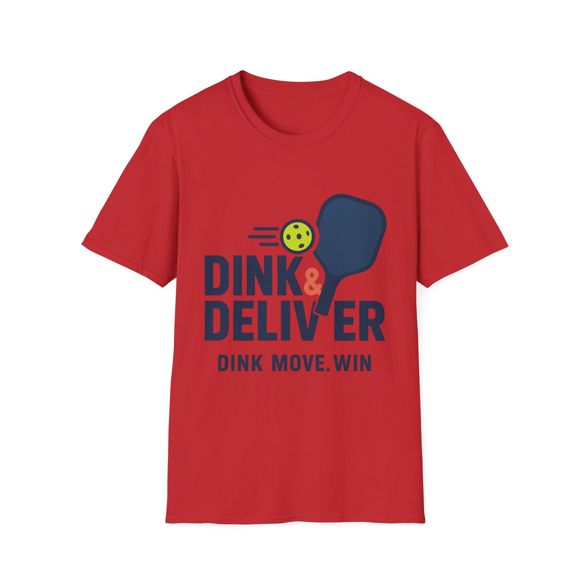 Pickleball Player T‑Shirt — 'Dink. Drive. Deliver.' Graphic Tee for Pickleball Fans - Trending Now - August 2026