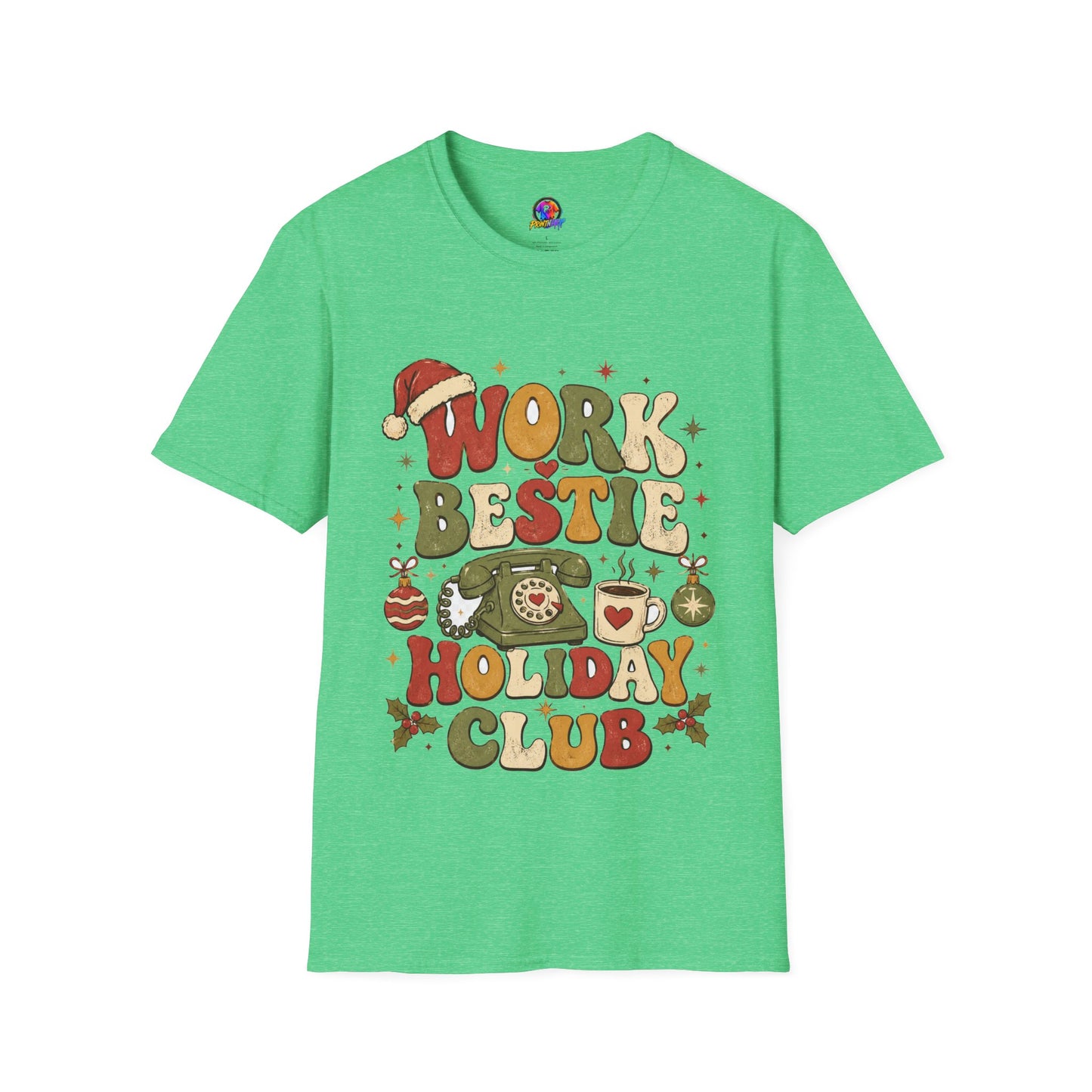 Work Bestie Holiday Club T-Shirt