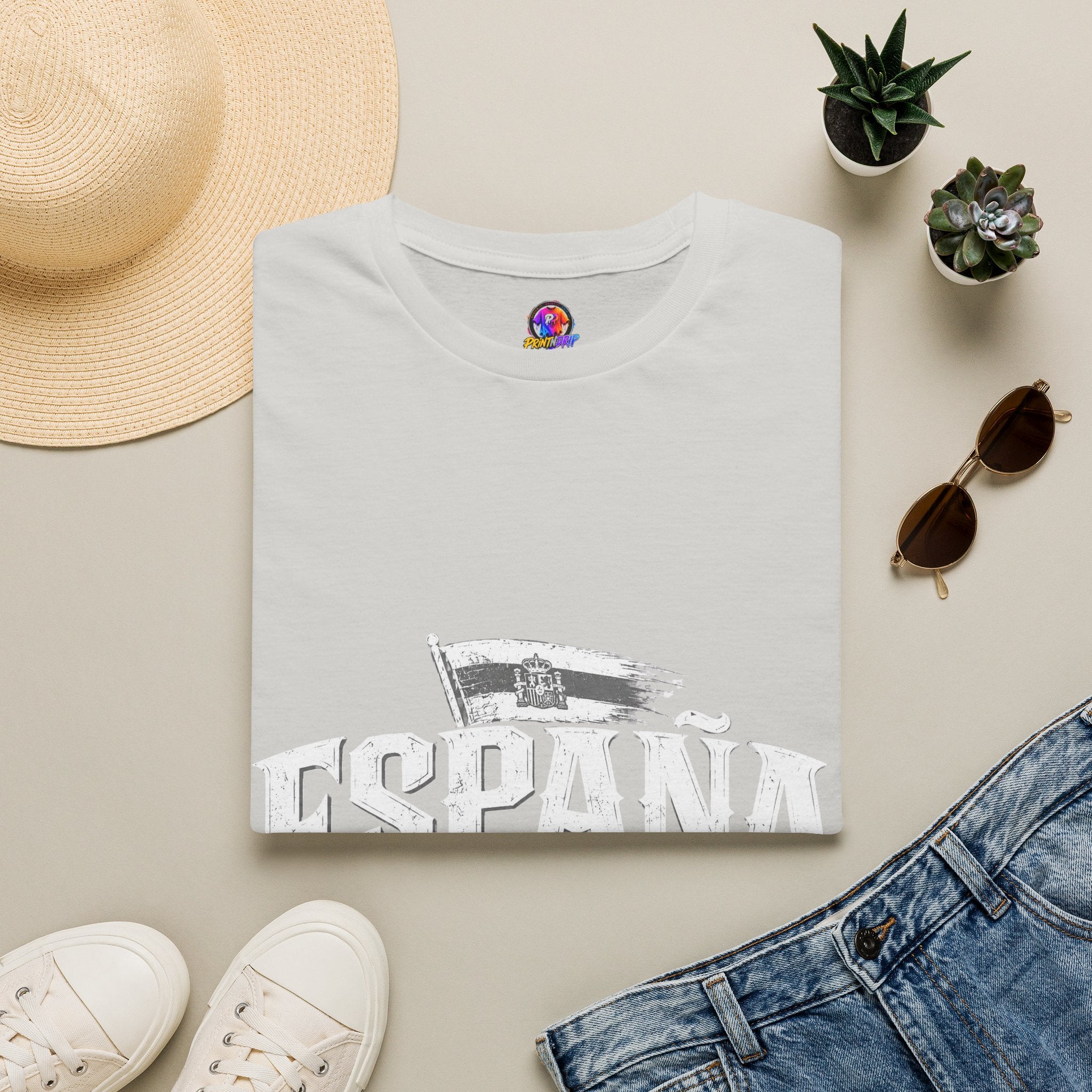 Spain Vintage T-Shirt — Retro Spanish Flag Tee