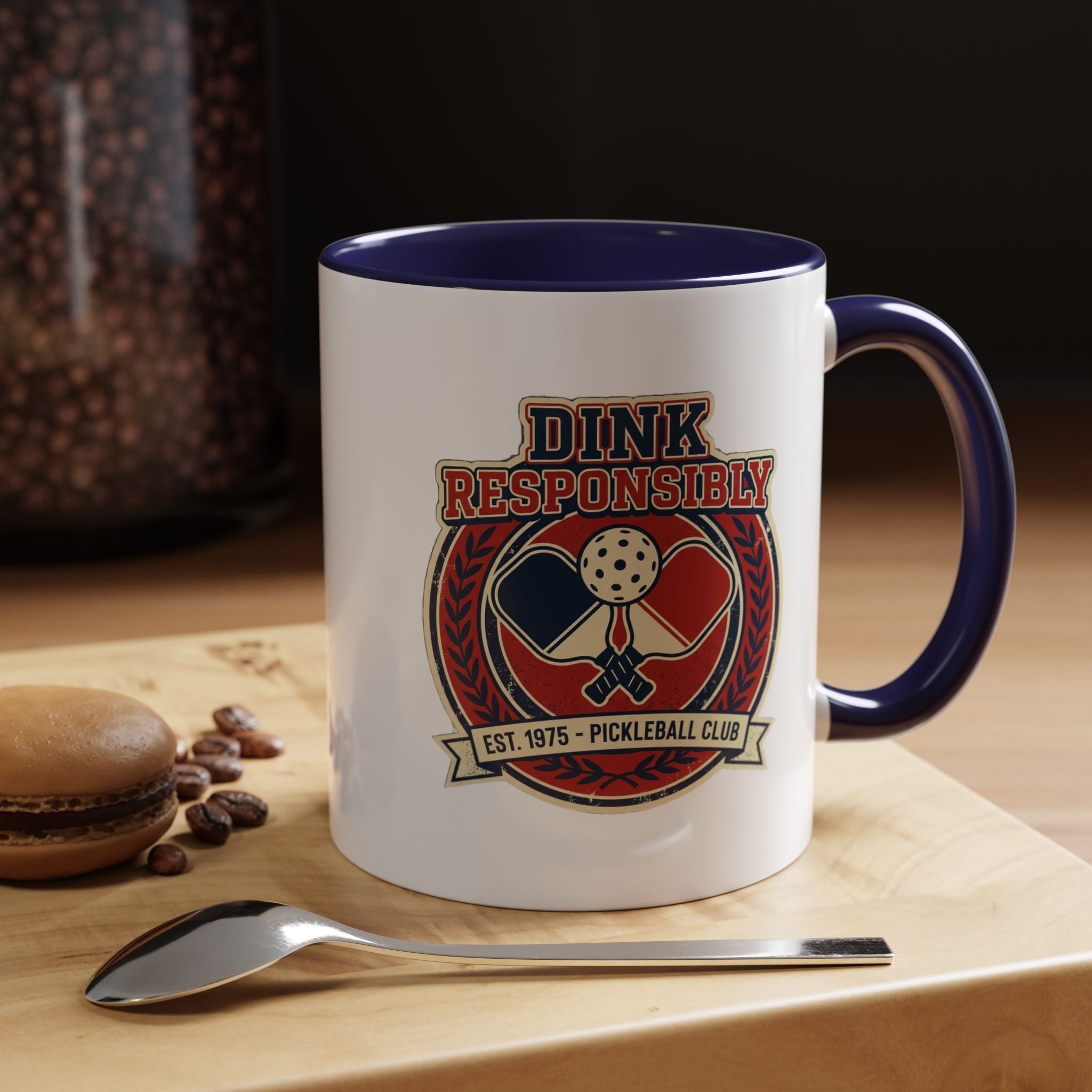 Funny Pickleball Coffee Mug - "Dink Responsibly" Accent Mug
