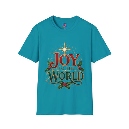Joy to the World T-Shirt — Festive Christmas Holiday Tee