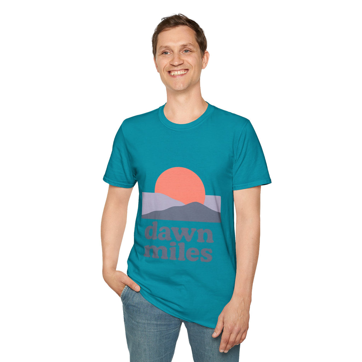 Dawn Miles Running Tee — Sunrise Graphic Short-Sleeve Shirt - Trending Now - September 2026