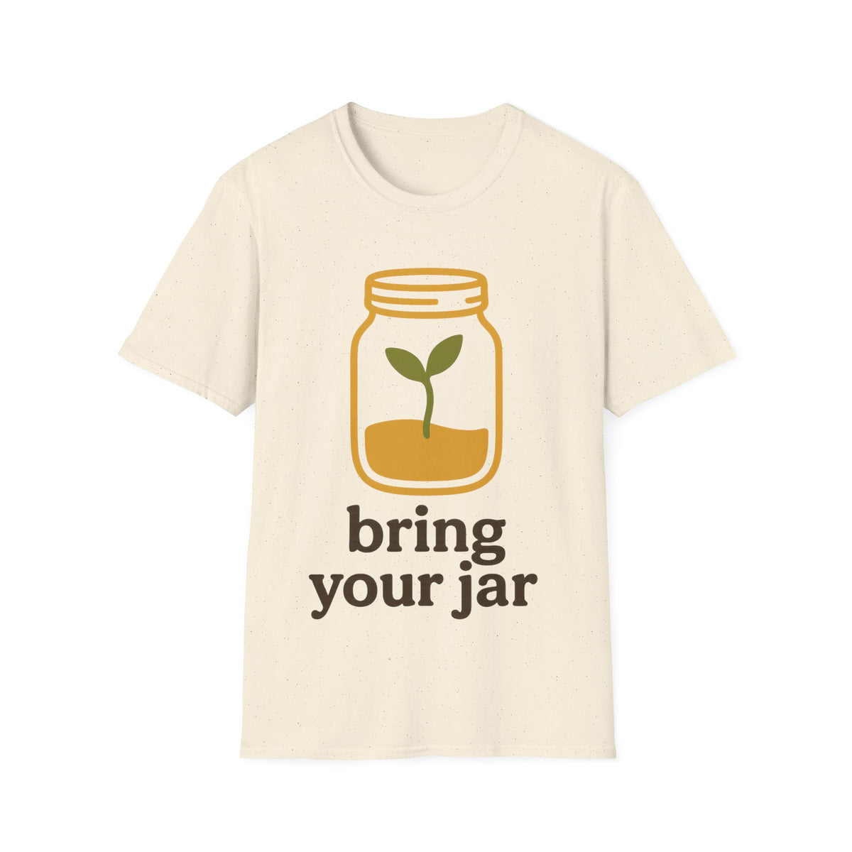 "Bring Your Jar" Zero Waste Eco Friendly Tee - Minimalist Sustainable Mason Jar White T-Shirt - Trending Now - September 2026