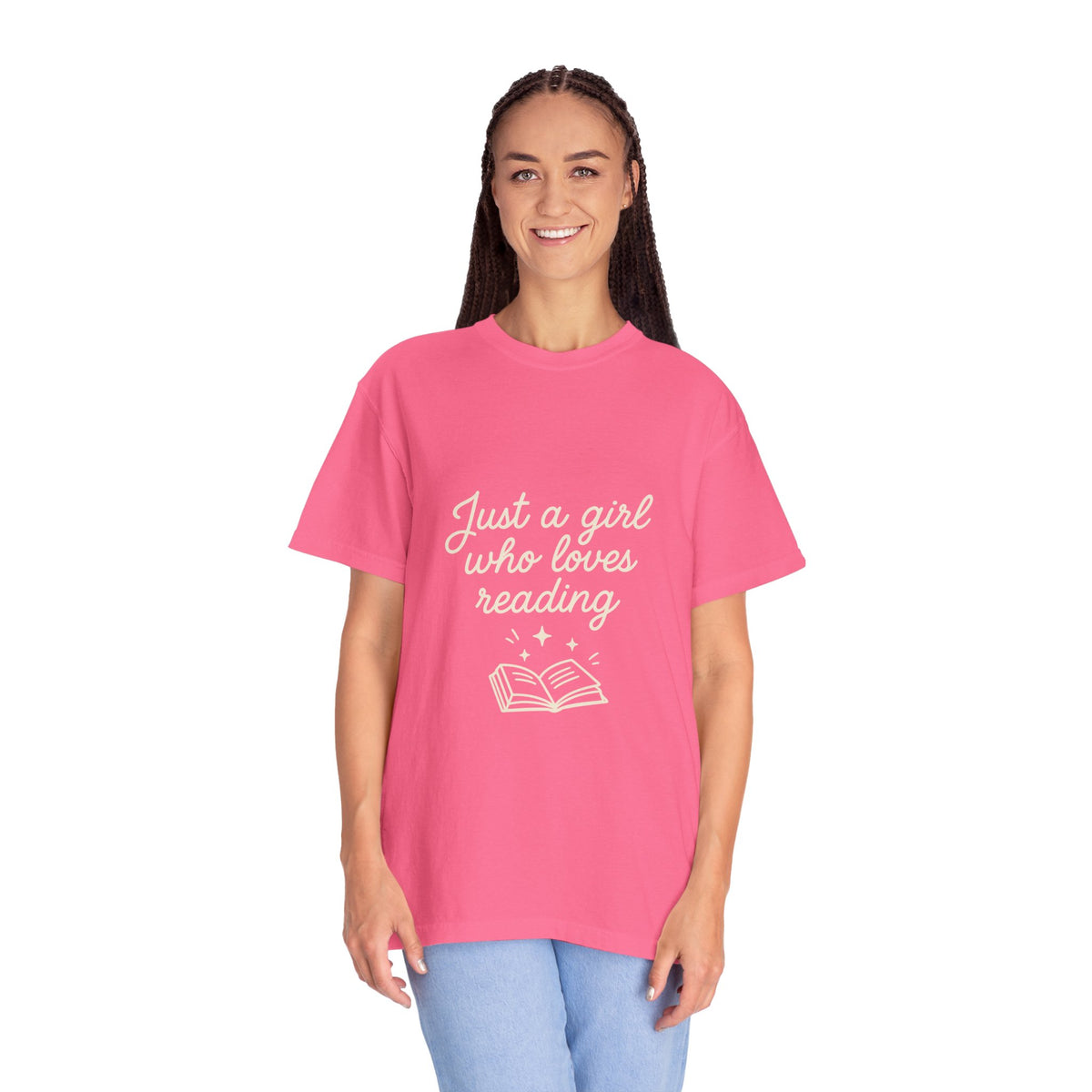 Reading Lover T‑Shirt — "Just a Girl Who Loves Reading" Graphic Tee - Trending Now - October 2026