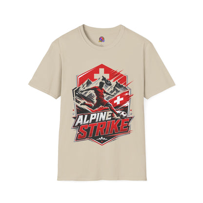 Switzerland Alpine Strike T‑Shirt – Swiss Mountain Ski & Snowboard Graphic