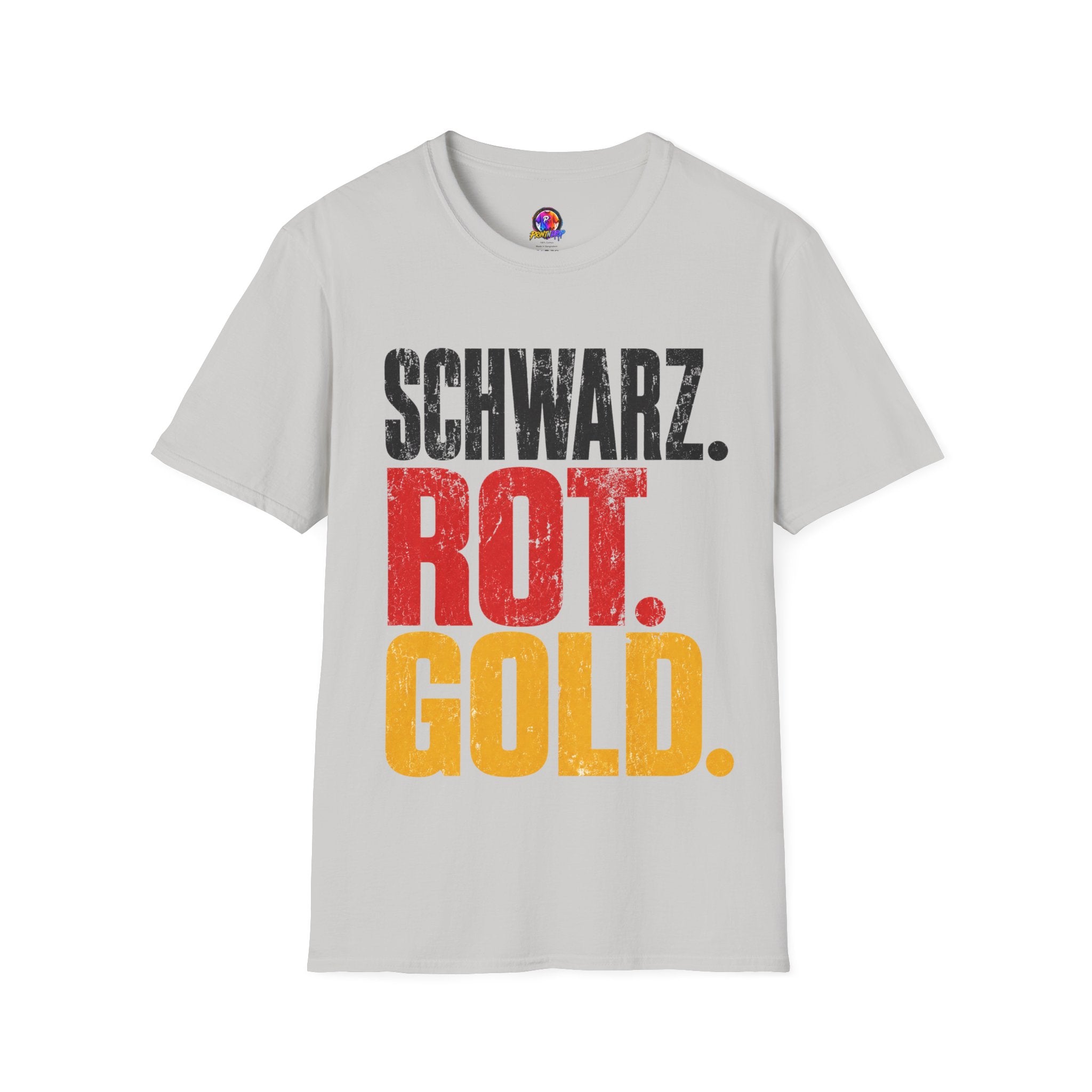 Germany Schwarz Rot Gold T-Shirt — German Flag Pride Graphic Tee