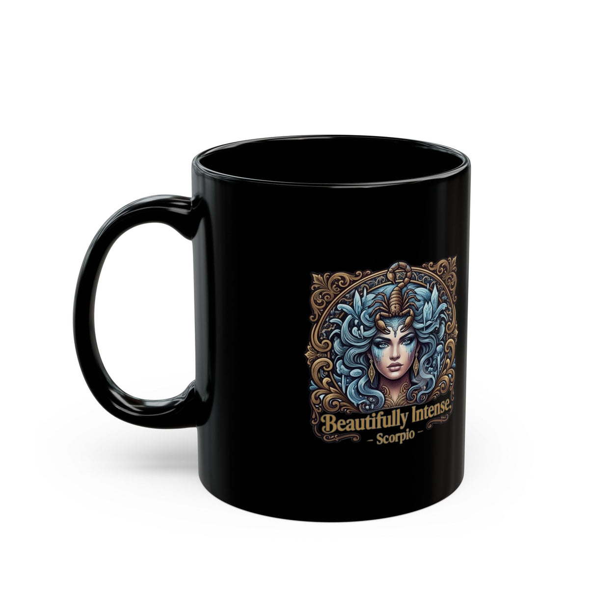 Scorpio Zodiac Mug  Beautifully Intense Black Mug