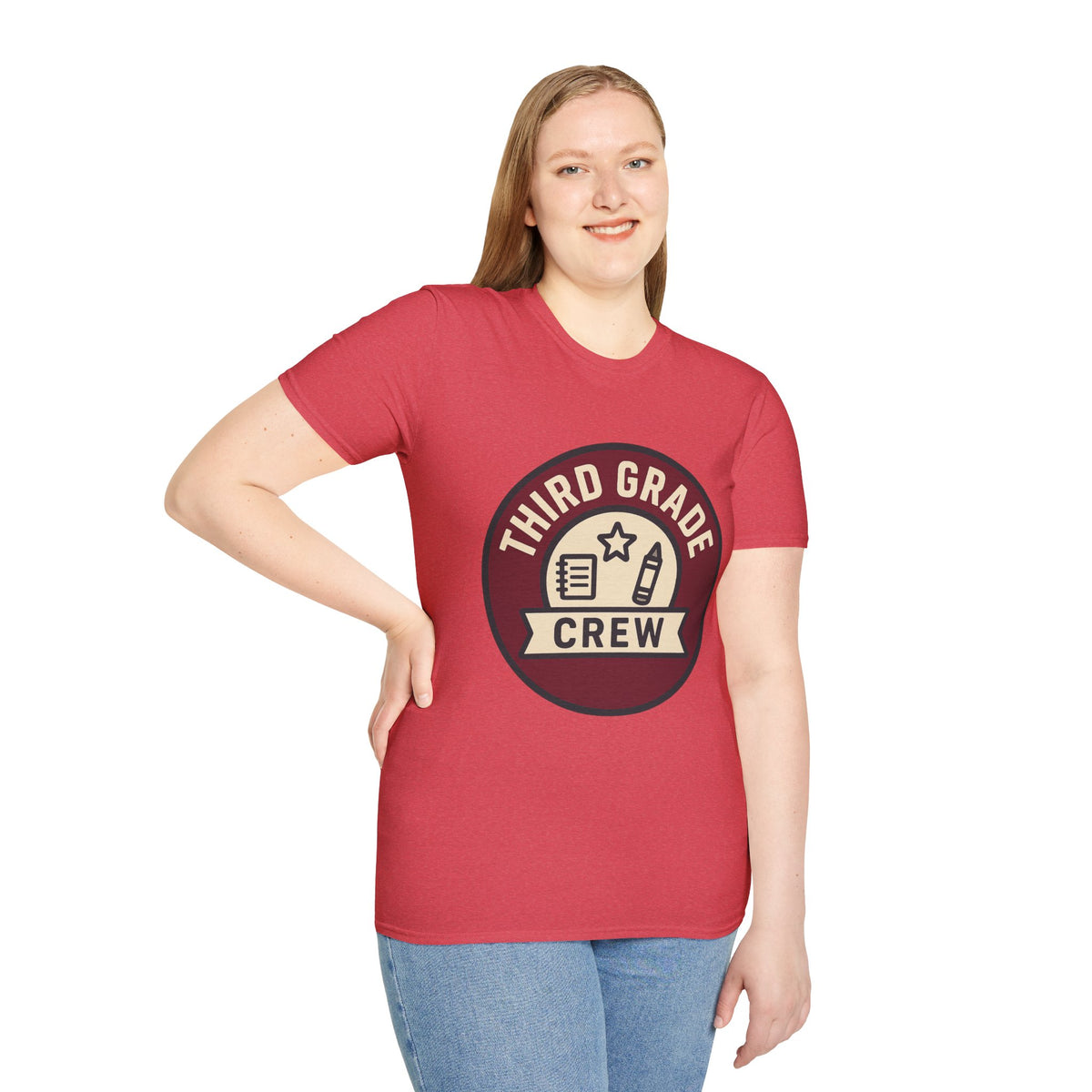 Third Grade Crew T-Shirt — Retro School Teacher & Student Tee - Trending Now - August 2026