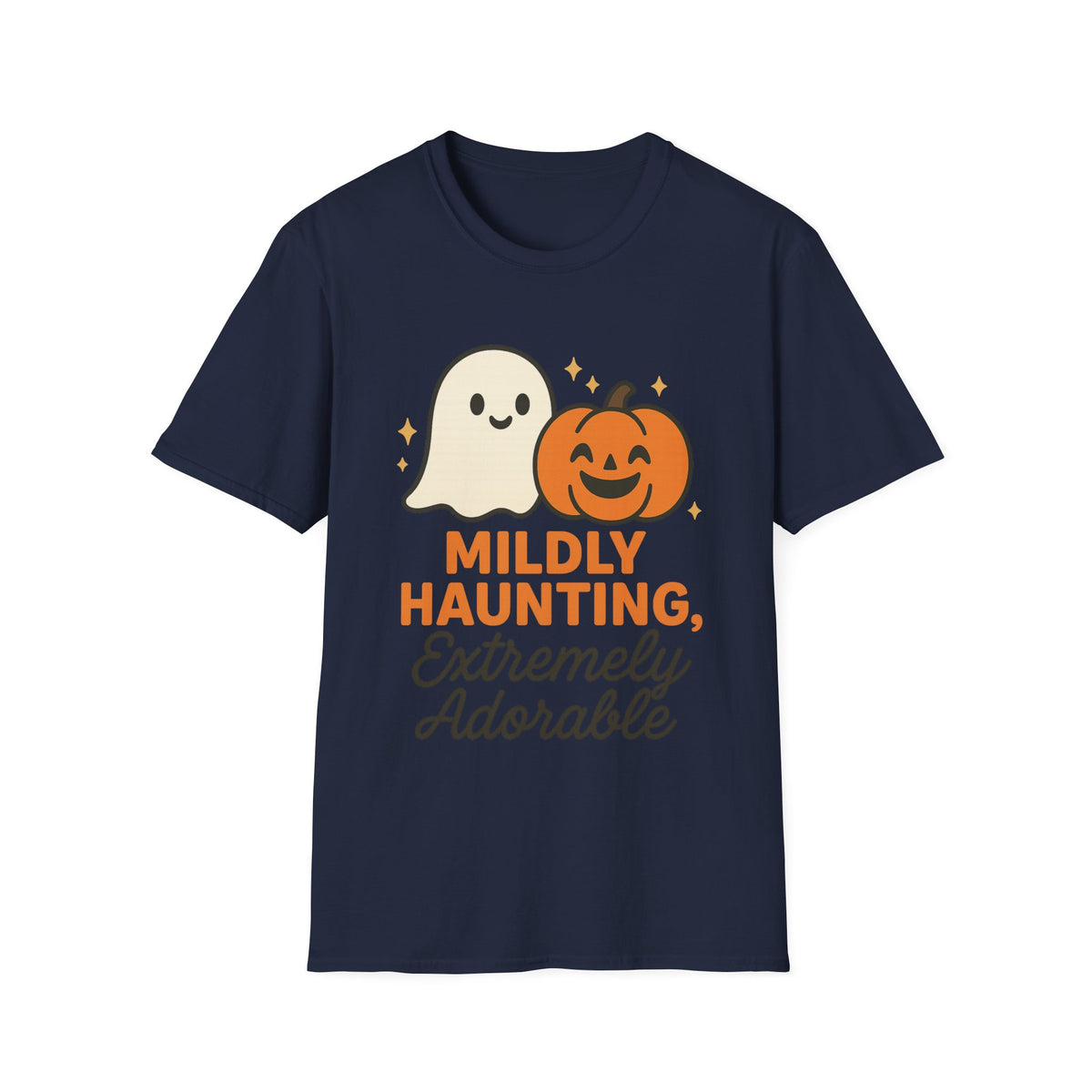 Mildly Haunting Extremely Adorable Ghost T-Shirt, Cute Halloween Pumpkin Tee - Trending Now - September 2026