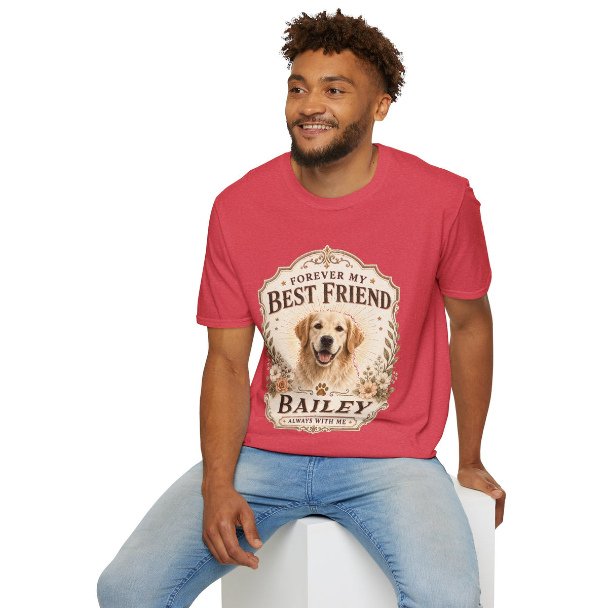 Forever My Best Friend Dog T-Shirt — Personalized Pet Tribute Tee