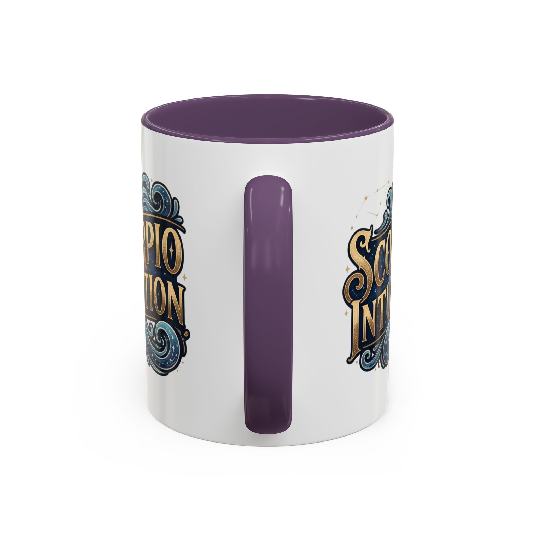 Scorpio Intuition Accent Coffee Mug — Zodiac Astrology Gift