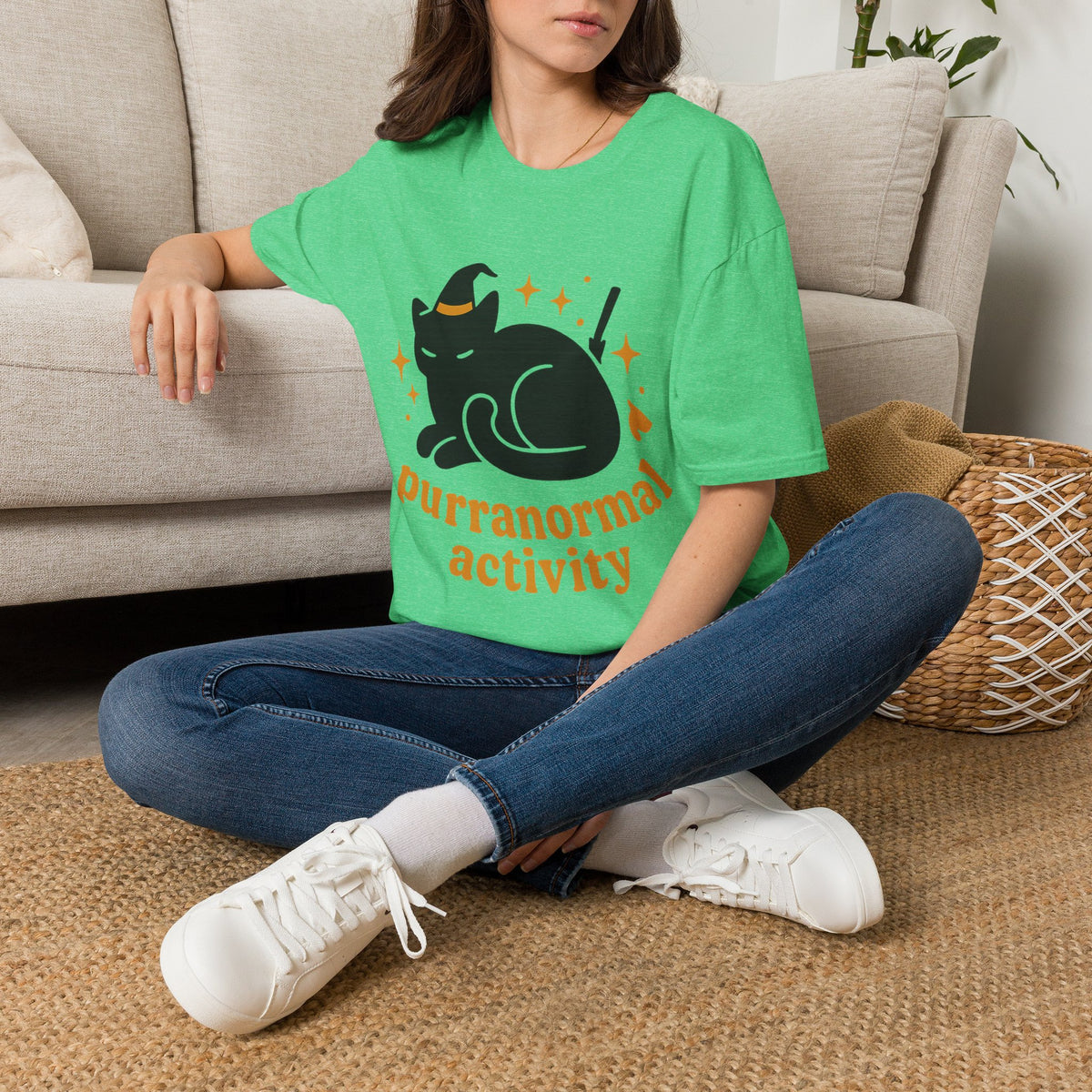 Paranormal Activity Circle T-Shirt — Cute Retro Ghost & Stars Tee - Trending Now - August 2026
