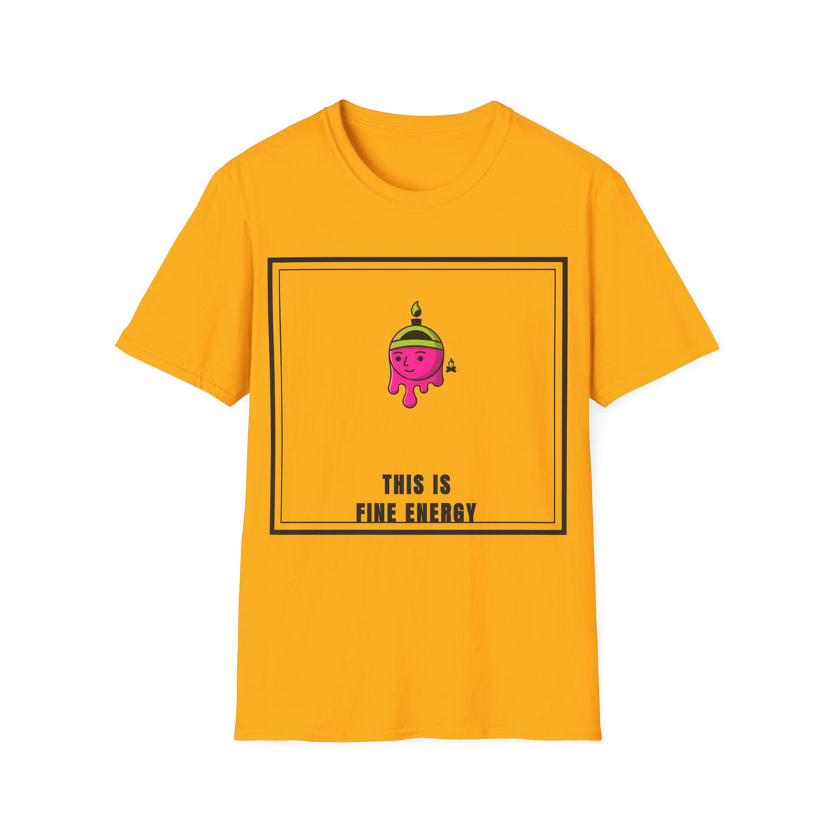 This Is Fine Energy T‑Shirt — Cute Pink Character Graphic Tee - Trending Now - September 2026