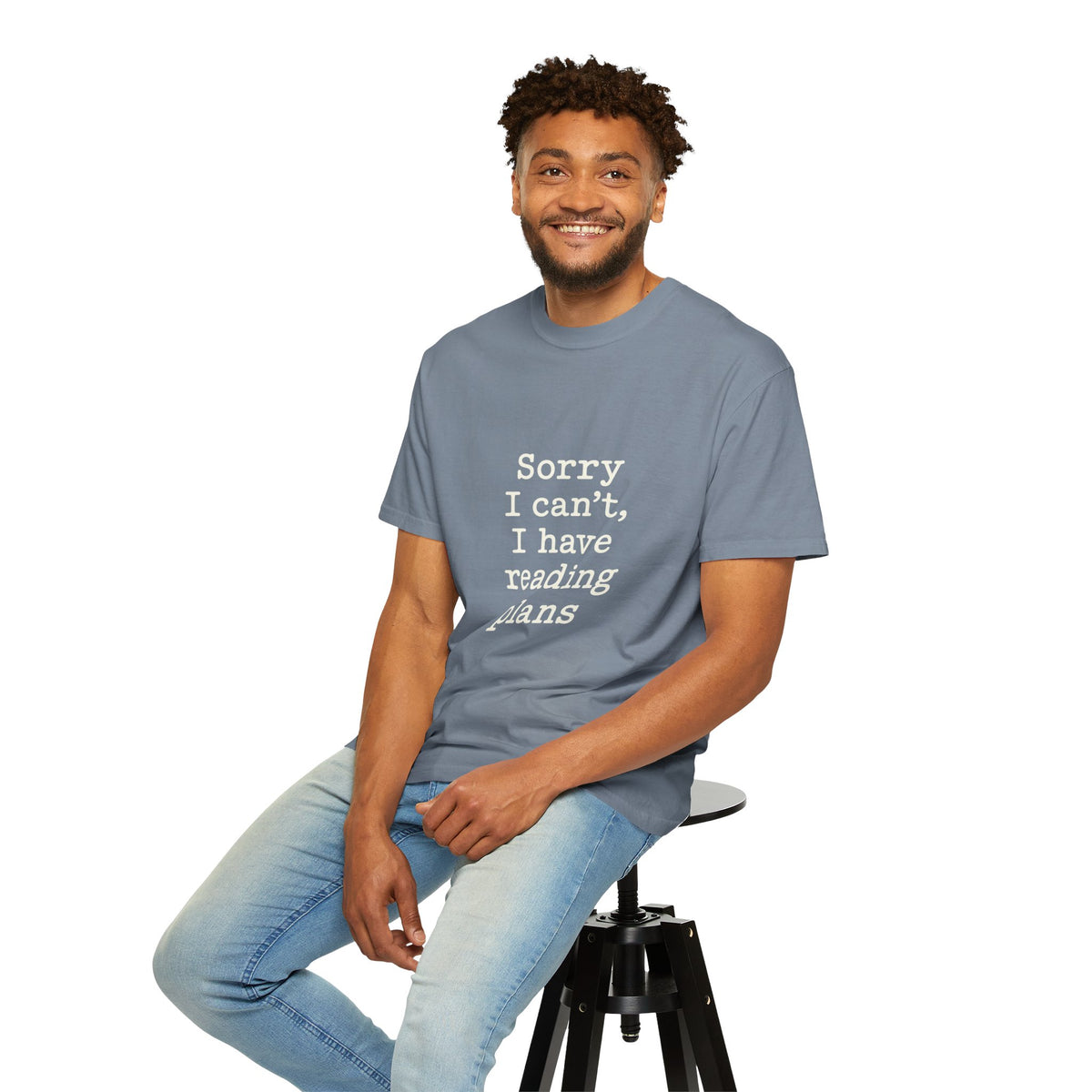Reading Plans T-Shirt — "Sorry I Can't, I Have Reading Plans" Book Lover Tee - Trending Now - October 2026