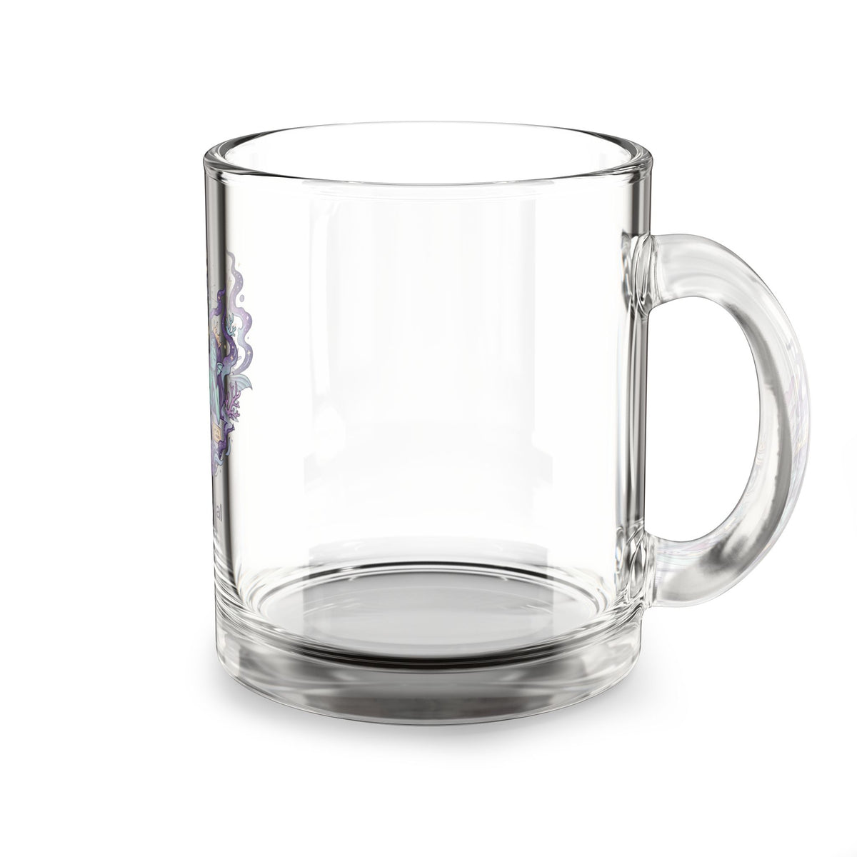 Pisces Glass Mug — “Professional Over-Feeler” Zodiac Coffee Cup