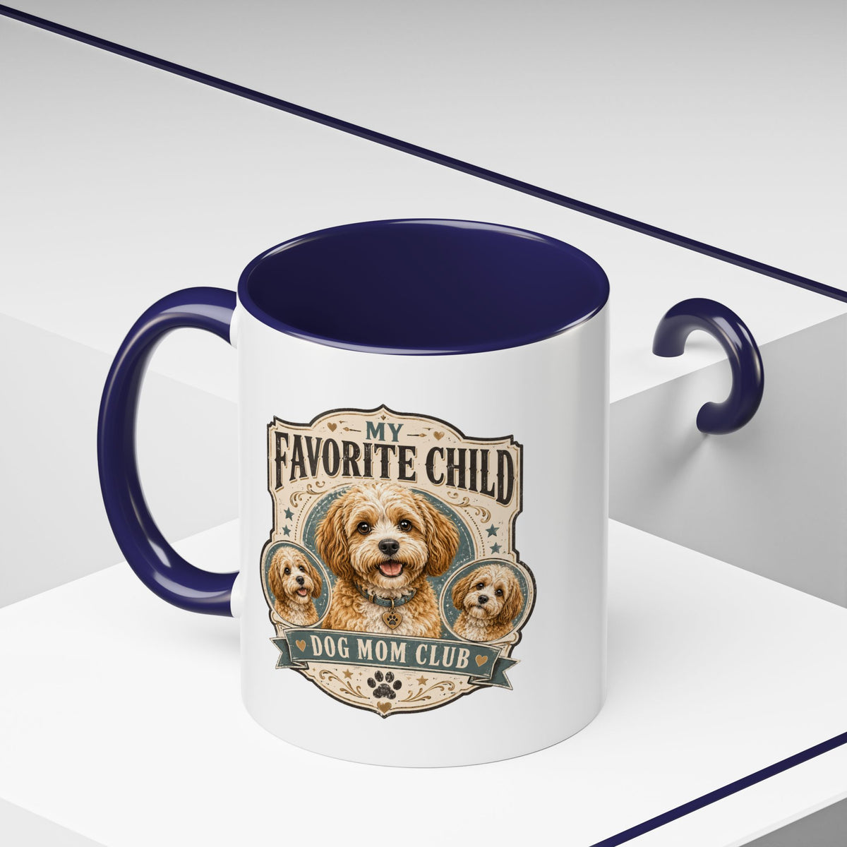 Milo Bailey Dog Dad Mom My Favorite Child Dog Mom Club Accent Coffee Mug