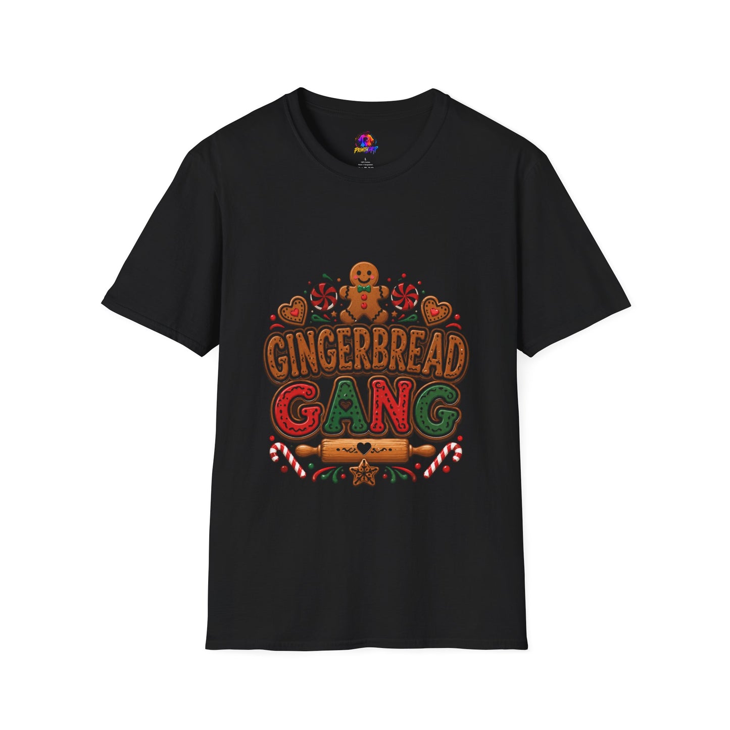 Gingerbread Gang T-Shirt — Cute Holiday Cookie Graphic Tee