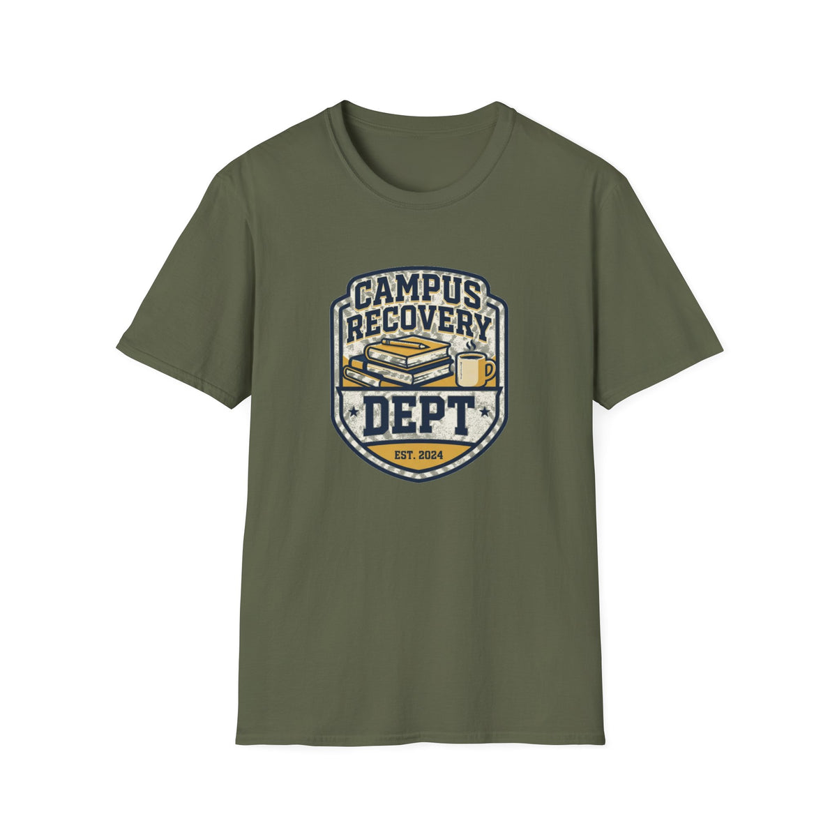 Campus Recovery Dept. T-Shirt — Collegiate Support Logo Tee - Trending Now - August 2026