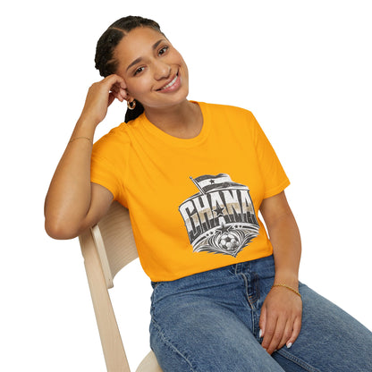 Ghana Vintage Flag T-Shirt — Retro Ghana Pride Graphic Tee