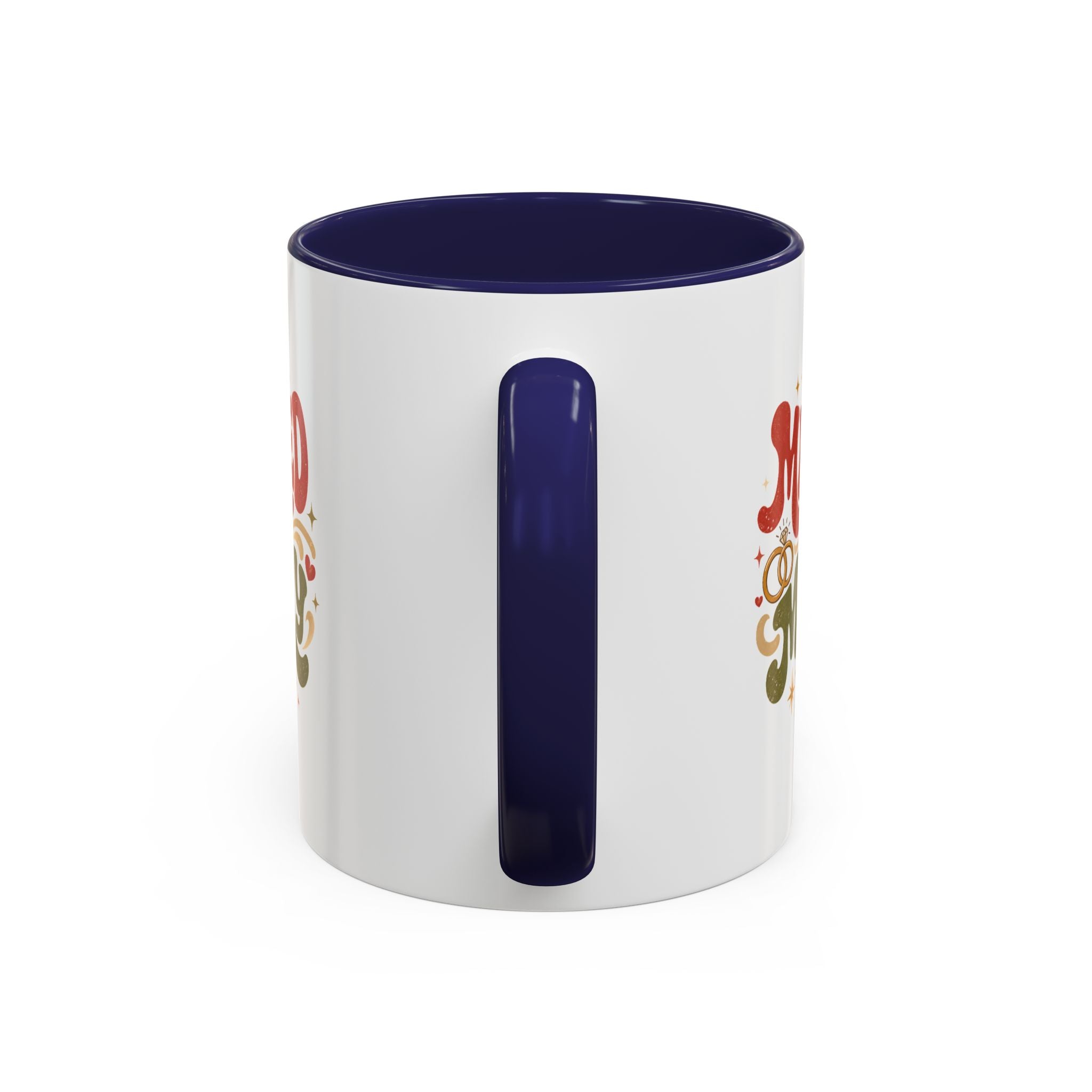 Christmas Married and Merry Christmas Coffee Mug — Holiday Accent Mug