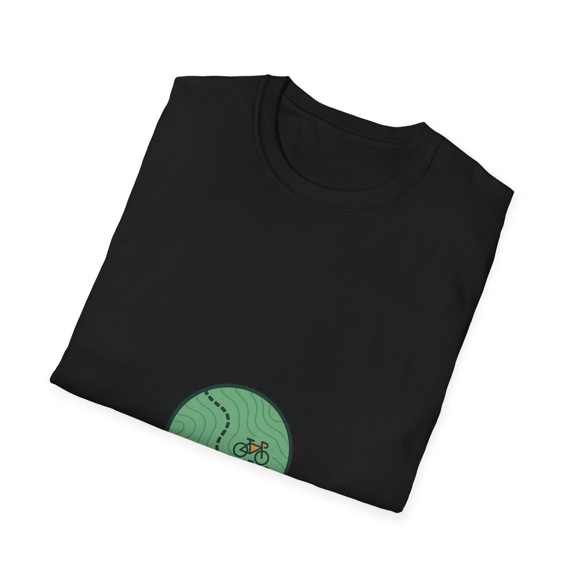 Choose Your Line Vintage Circular Badge T-Shirt, Retro Mountain Bike Trails Graphic Tee - Trending Now - September 2026