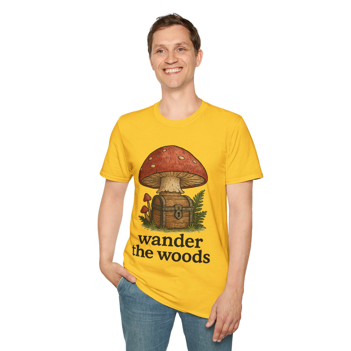 Mushroom Fairy Door T-Shirt — Whimsical Red Toadstool Graphic Tee - Trending Now - September 2026